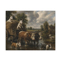 Bull Terrier The Hay Wain — after John Constable, 1821 | Canvas