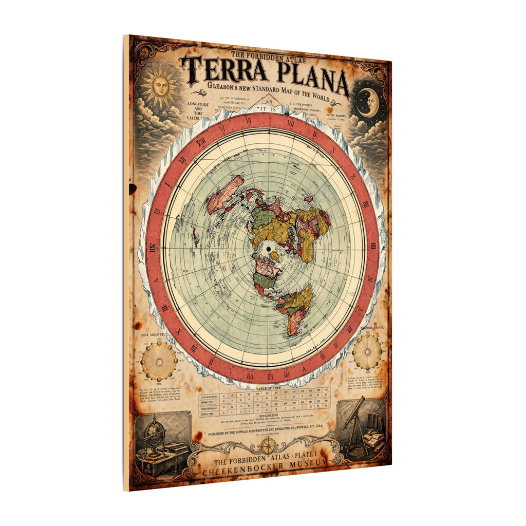 Terra Plana, The Forbidden Atlas Plate I | Canvas
