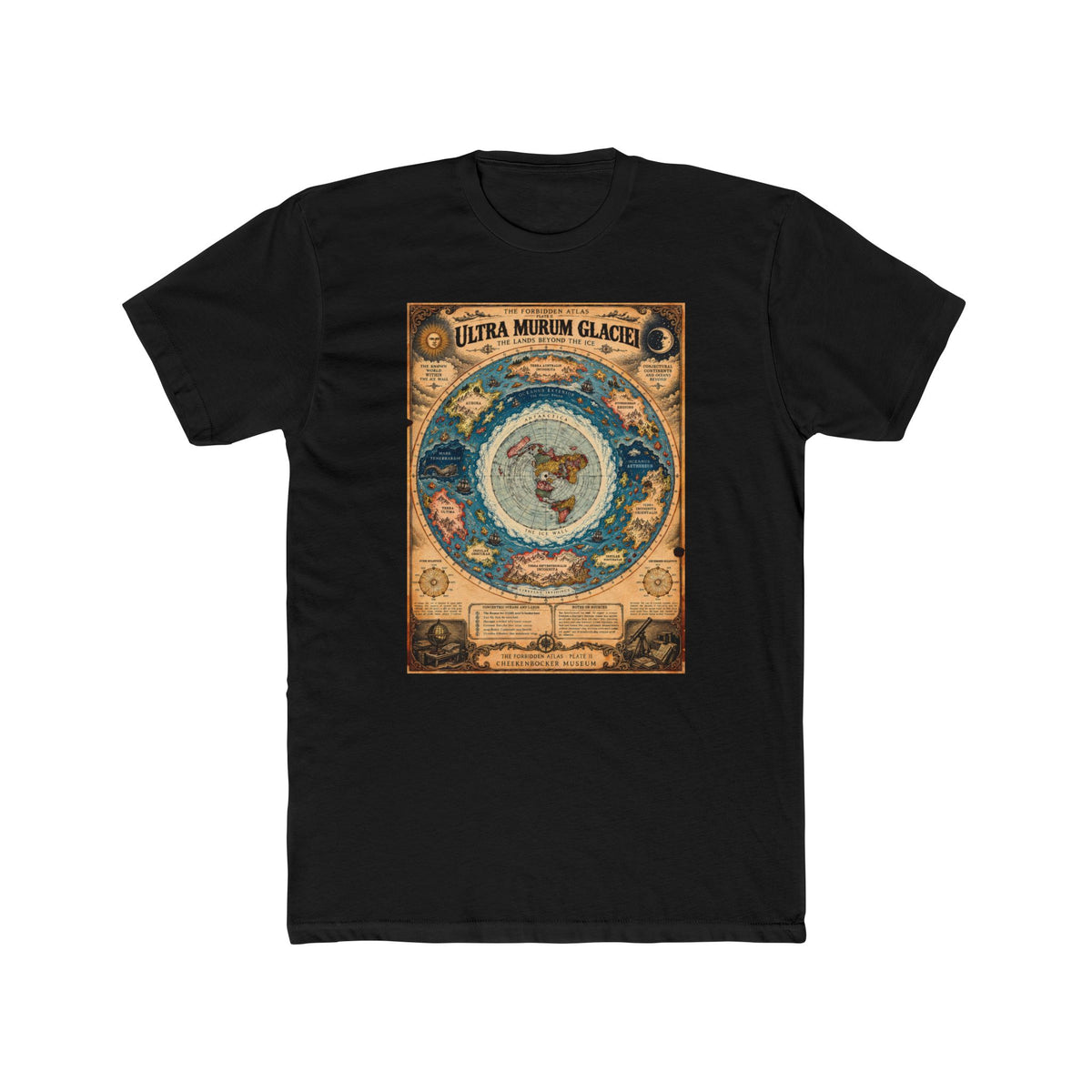 Ultra Murum Glaciei, The Forbidden Atlas Plate II | Unisex Cotton Crew Tee
