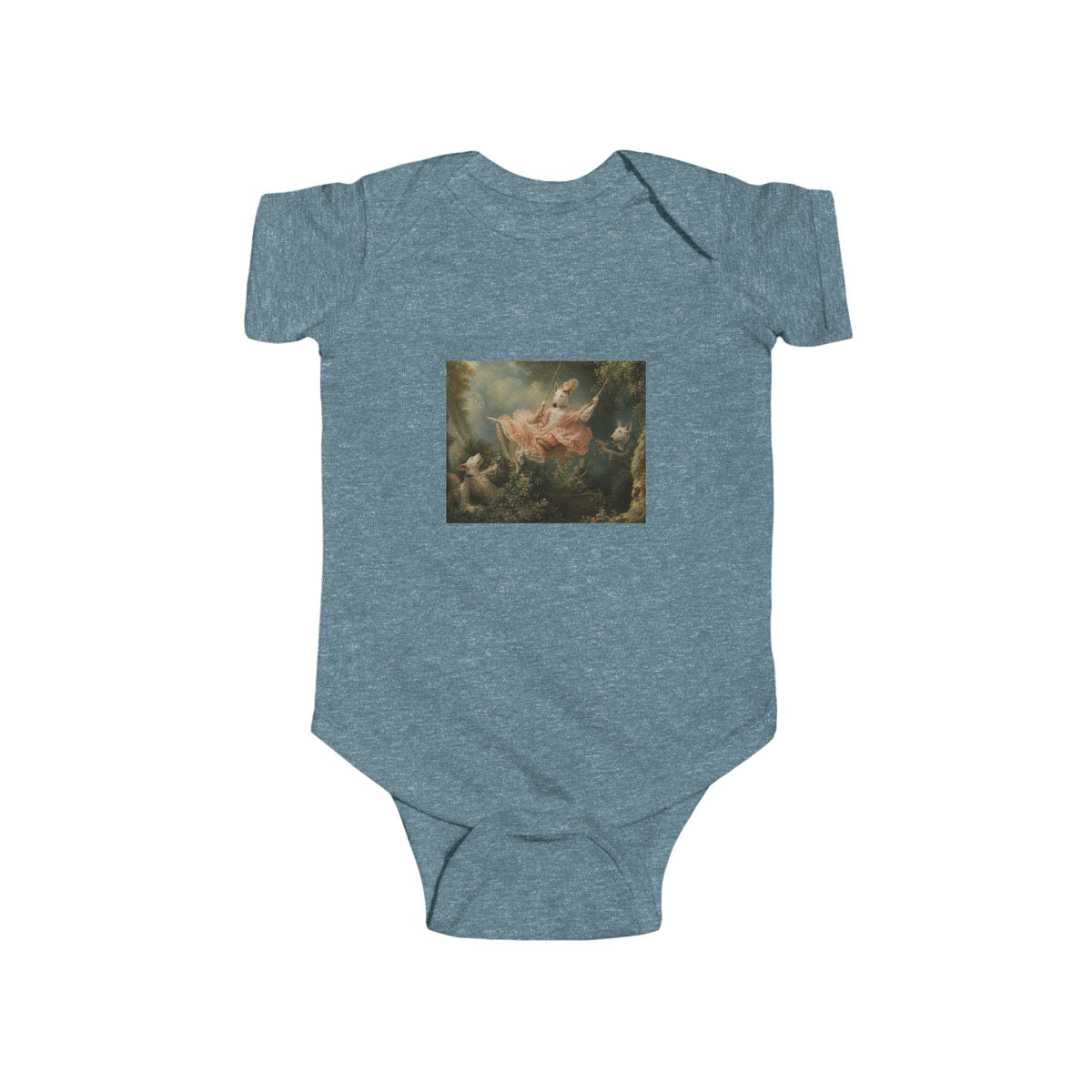 Bull Terrier The Swing — after Jean-Honore Fragonard, 1767 | Bodysuit