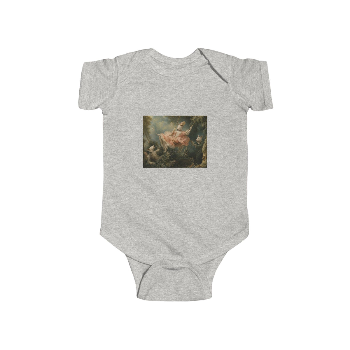 Bull Terrier The Swing — after Jean-Honore Fragonard, 1767 | Bodysuit