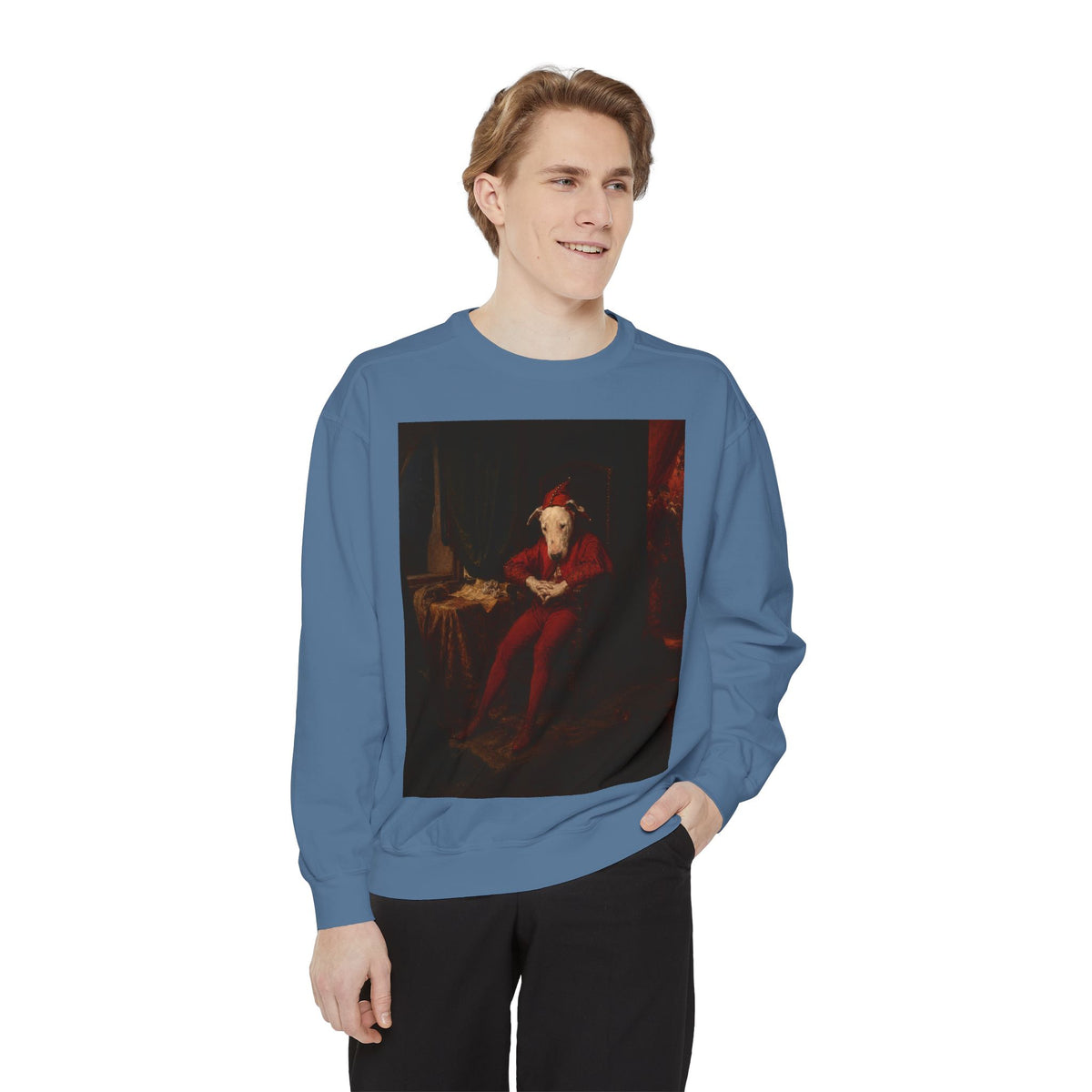 Bull Terrier Stańczyk — after Jan Matejko, 1862 | Crewneck