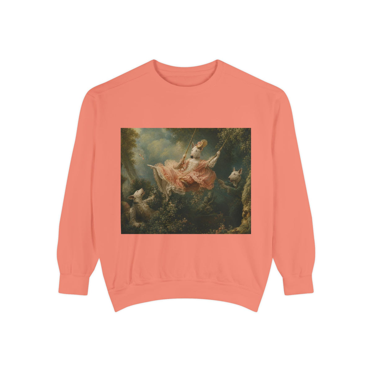 Bull Terrier The Swing — after Jean-Honore Fragonard, 1767 | Crewneck