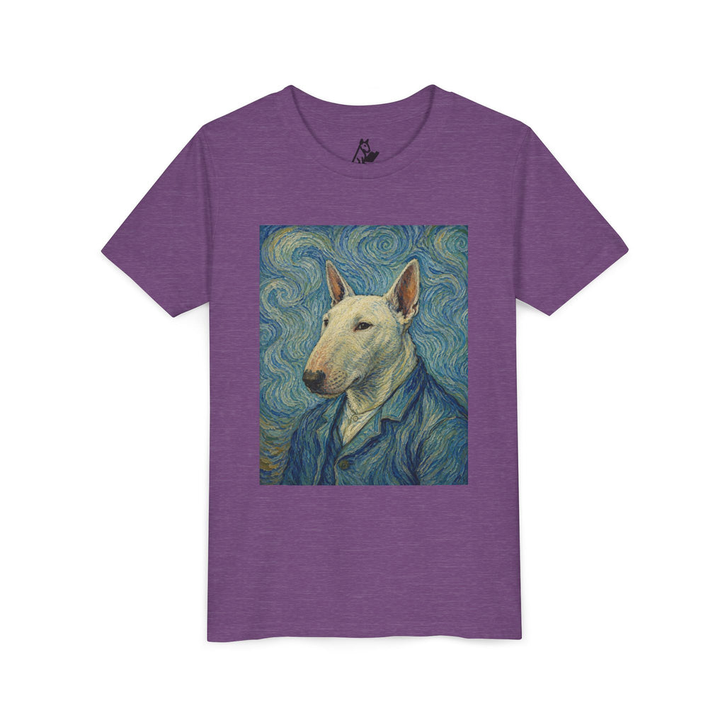 Bull Terrier Self-Portrait — after Vincent van Gogh, 1889 | Youth Tee