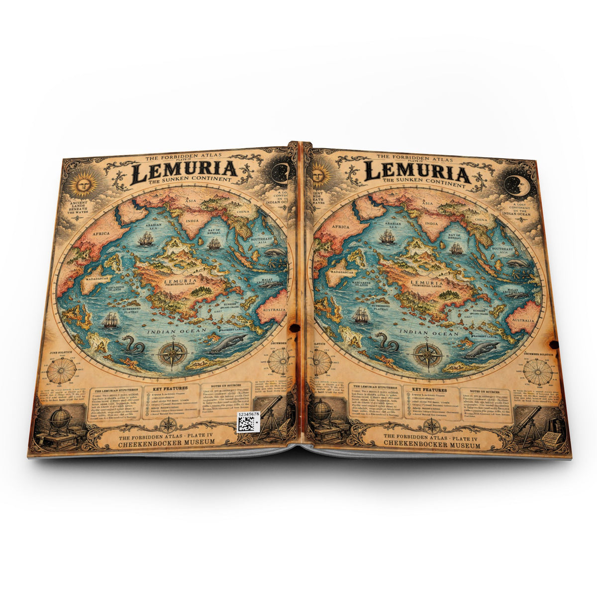 Lemuria, The Forbidden Atlas Plate IV | Journal