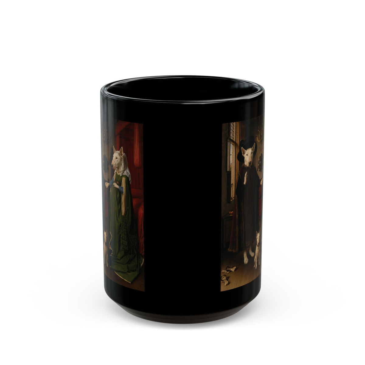 Bull Terrier The Arnolfini Portrait — after Jan van Eyck, 1434 | Mug