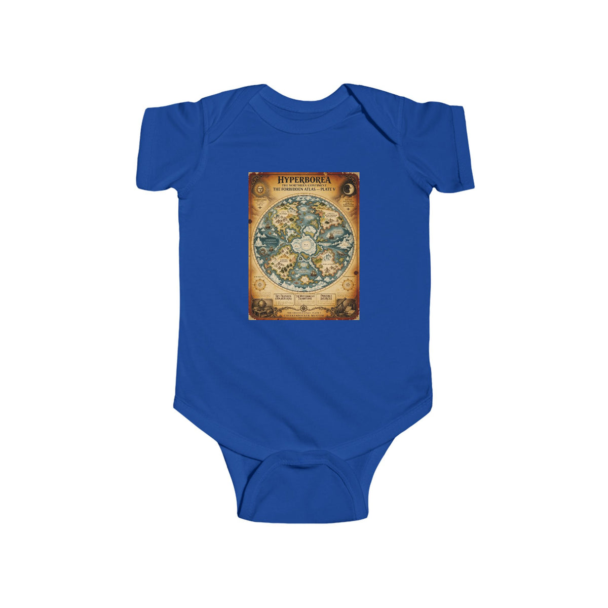 Hyperborea, The Forbidden Atlas Plate V | Bodysuit