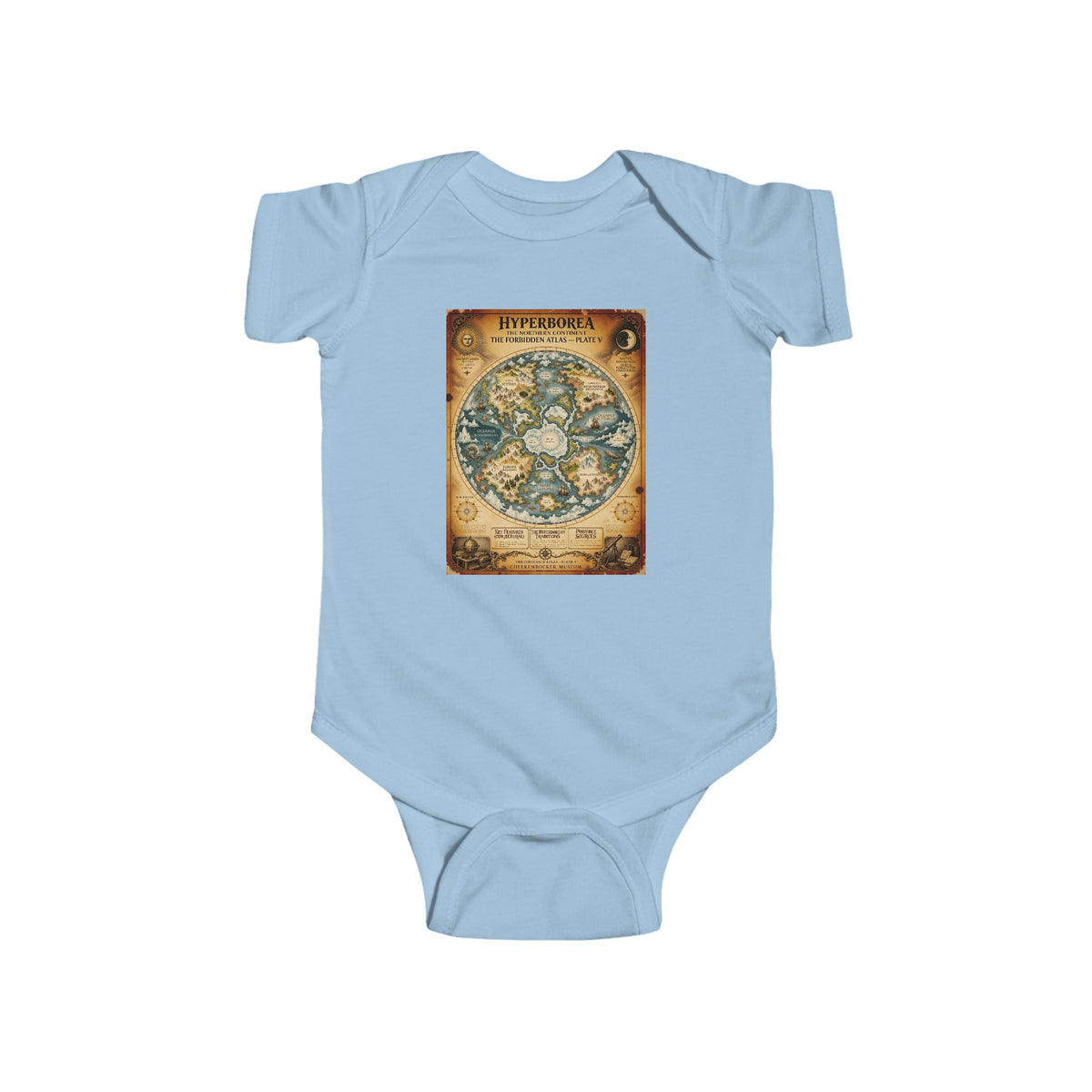 Hyperborea, The Forbidden Atlas Plate V | Bodysuit