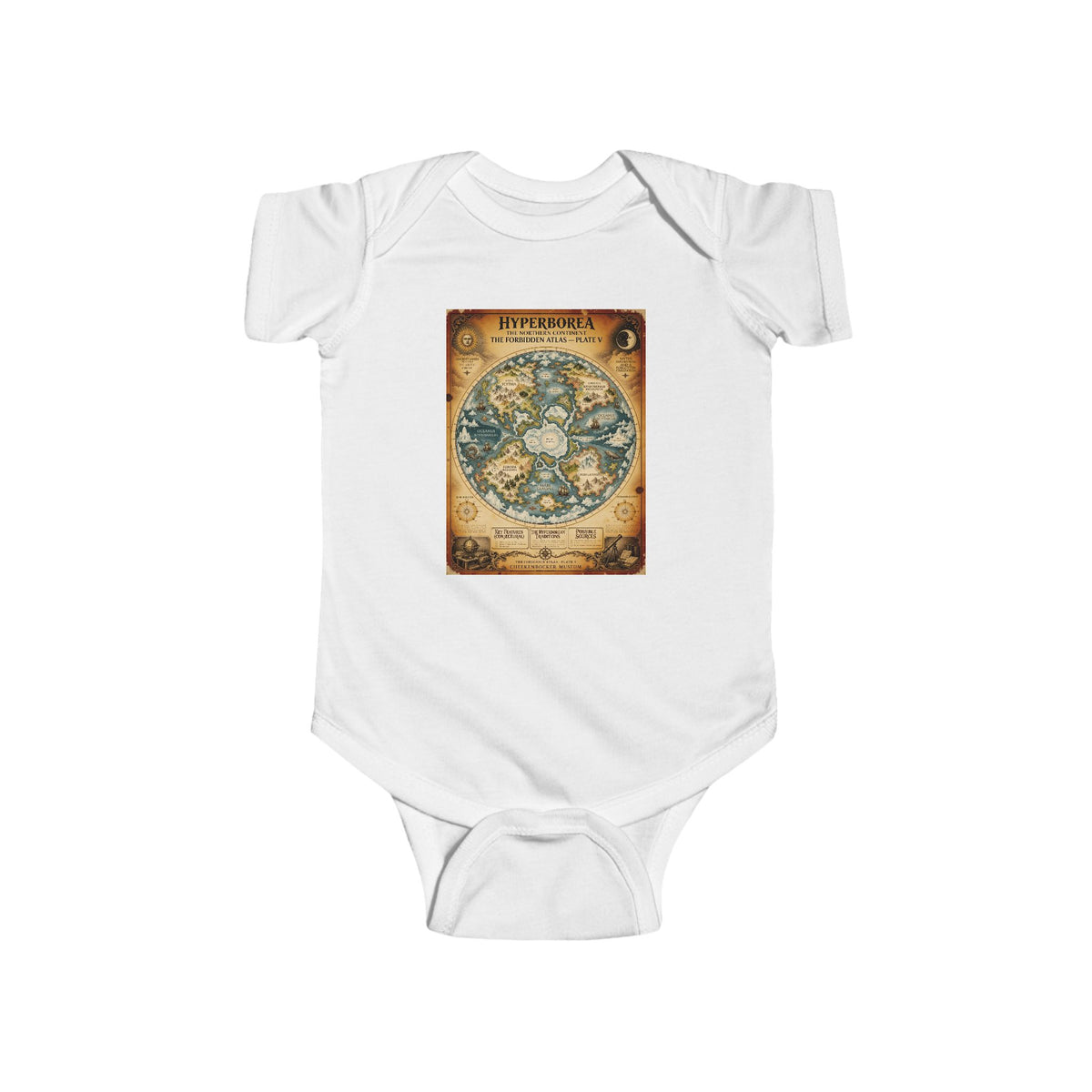 Hyperborea, The Forbidden Atlas Plate V | Bodysuit