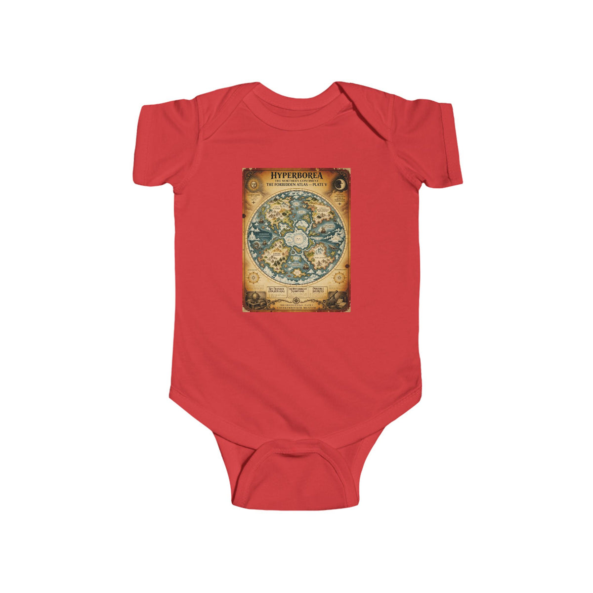 Hyperborea, The Forbidden Atlas Plate V | Bodysuit