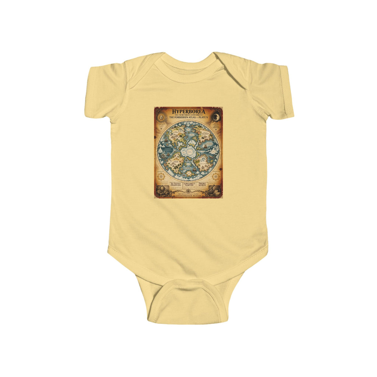 Hyperborea, The Forbidden Atlas Plate V | Bodysuit