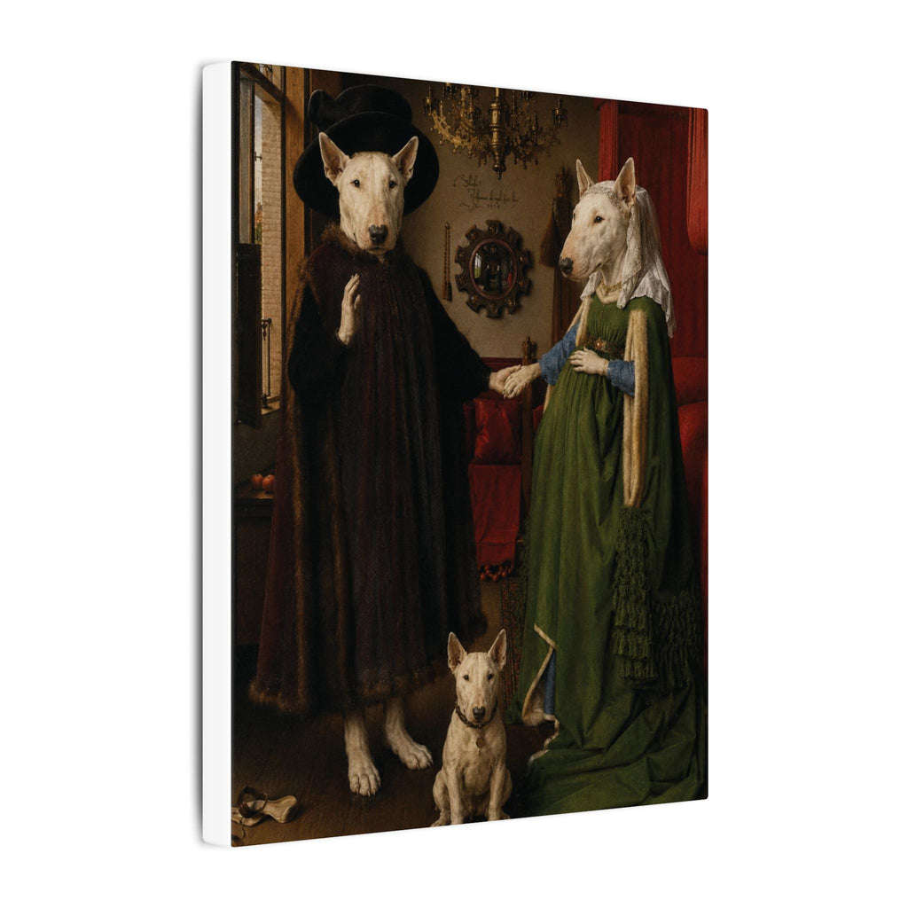 Bull Terrier The Arnolfini Portrait — after Jan van Eyck, 1434 | Canvas