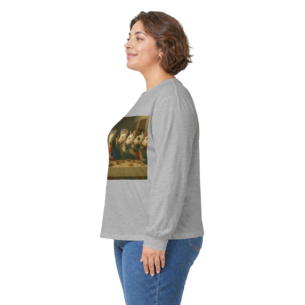 Bull Terrier The Last Supper — after Leonardo da Vinci, 1498 | Long Sleeve