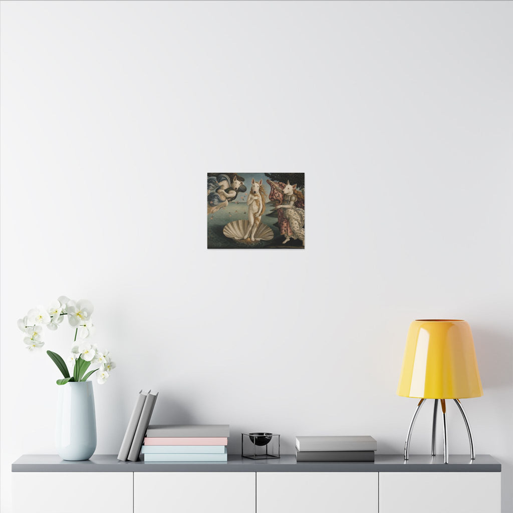Bull Terrier The Birth of Venus — after Sandro Botticelli, c.1485 | Canvas