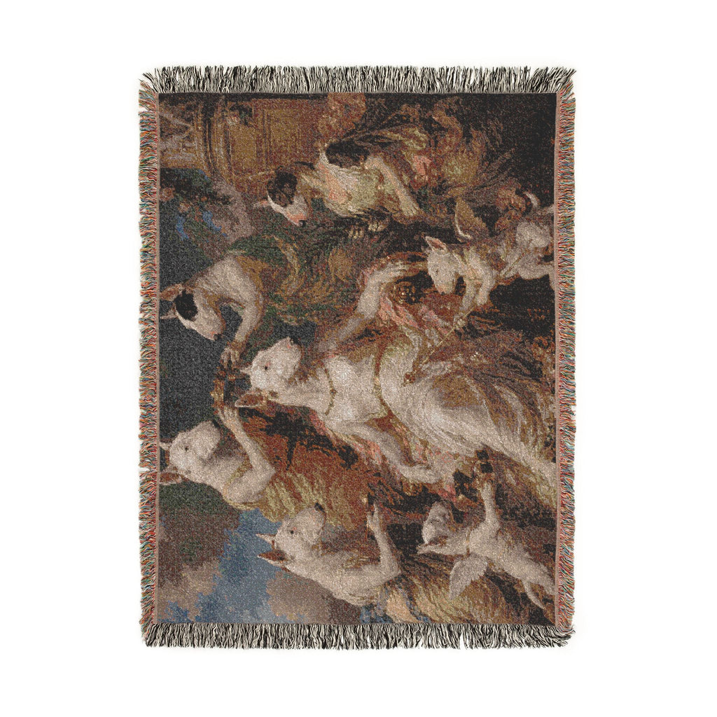 Bull Terrier Themire Crowned by the Graces — after the Sevres Manufactory, 1777 | Blanket