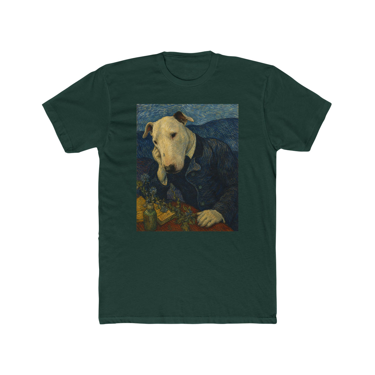 Bull Terrier Portrait Of Doctor Gachet — after Vincent van Gogh, 1890 | Tee