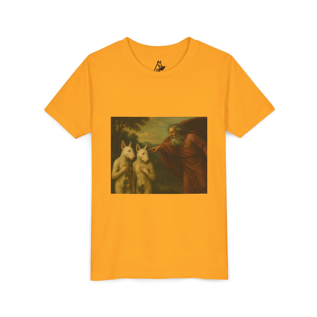 Bull Terrier The Rebuke of Adam and Eve — after Domenichino, 1626 | Youth Tee