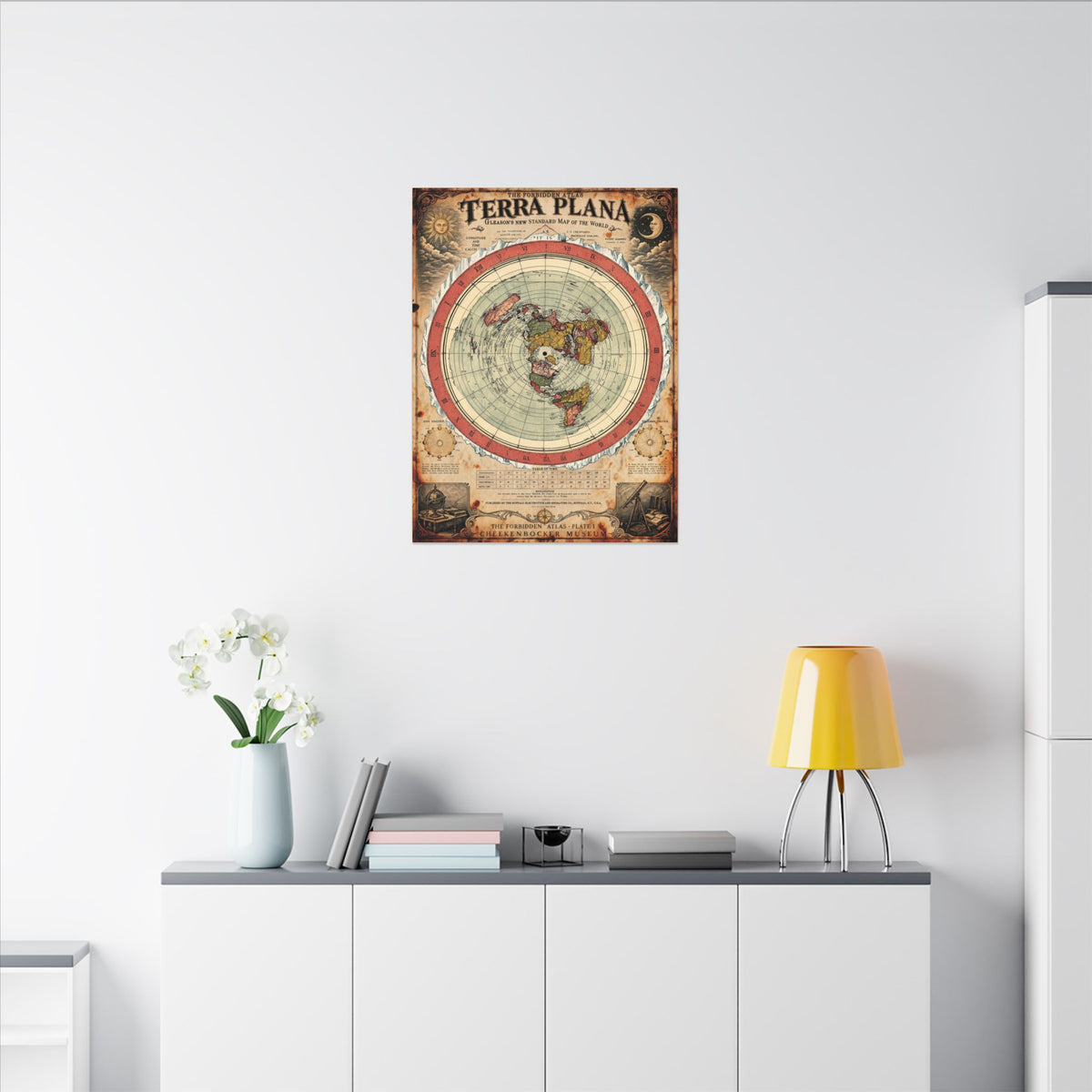 Terra Plana, The Forbidden Atlas Plate I | Canvas