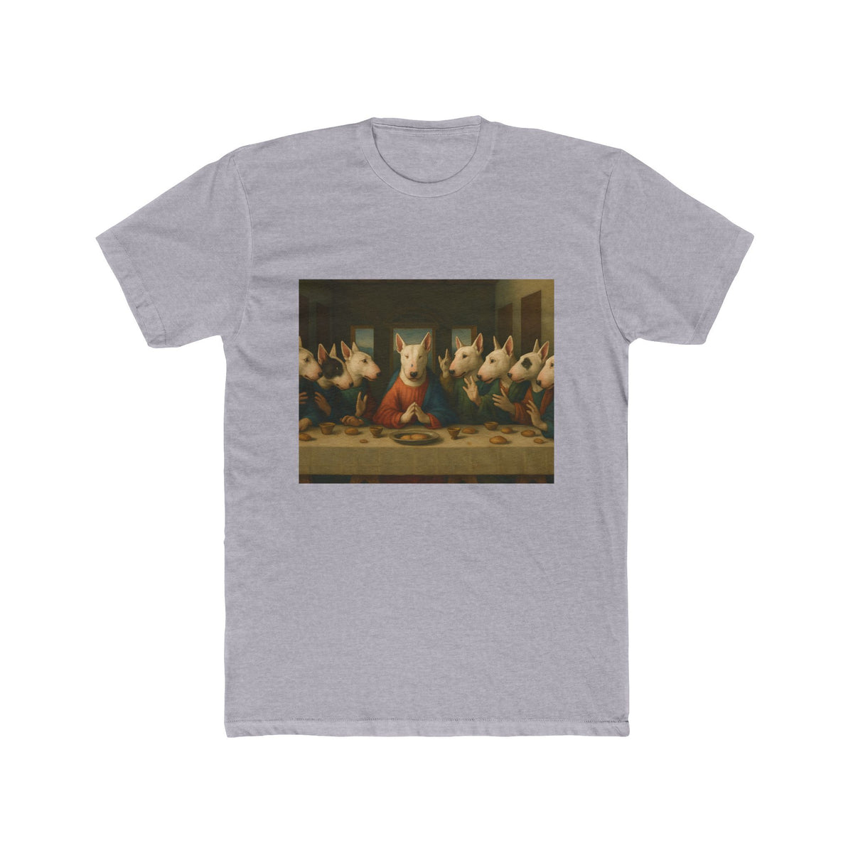 Bull Terrier The Last Supper — after Leonardo da Vinci, 1498 | Tee