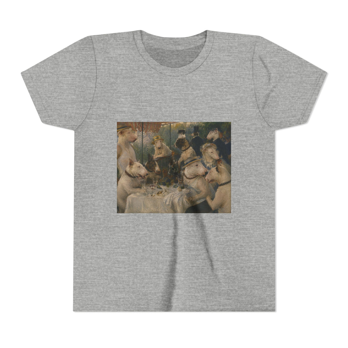 Bull Terrier Luncheon of the Boating Party — after Pierre-Auguste Renoir, 1881 | Youth Tee