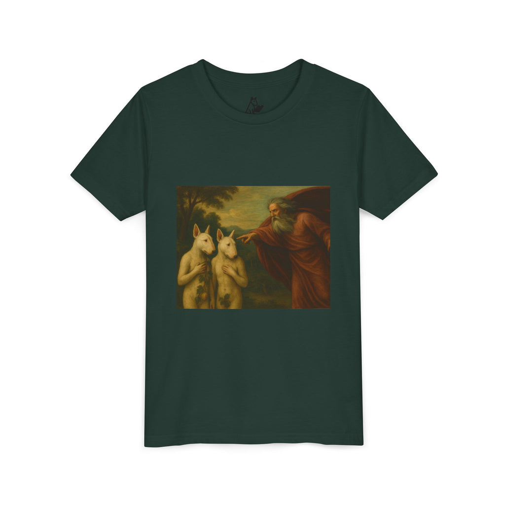 Bull Terrier The Rebuke of Adam and Eve — after Domenichino, 1626 | Youth Tee