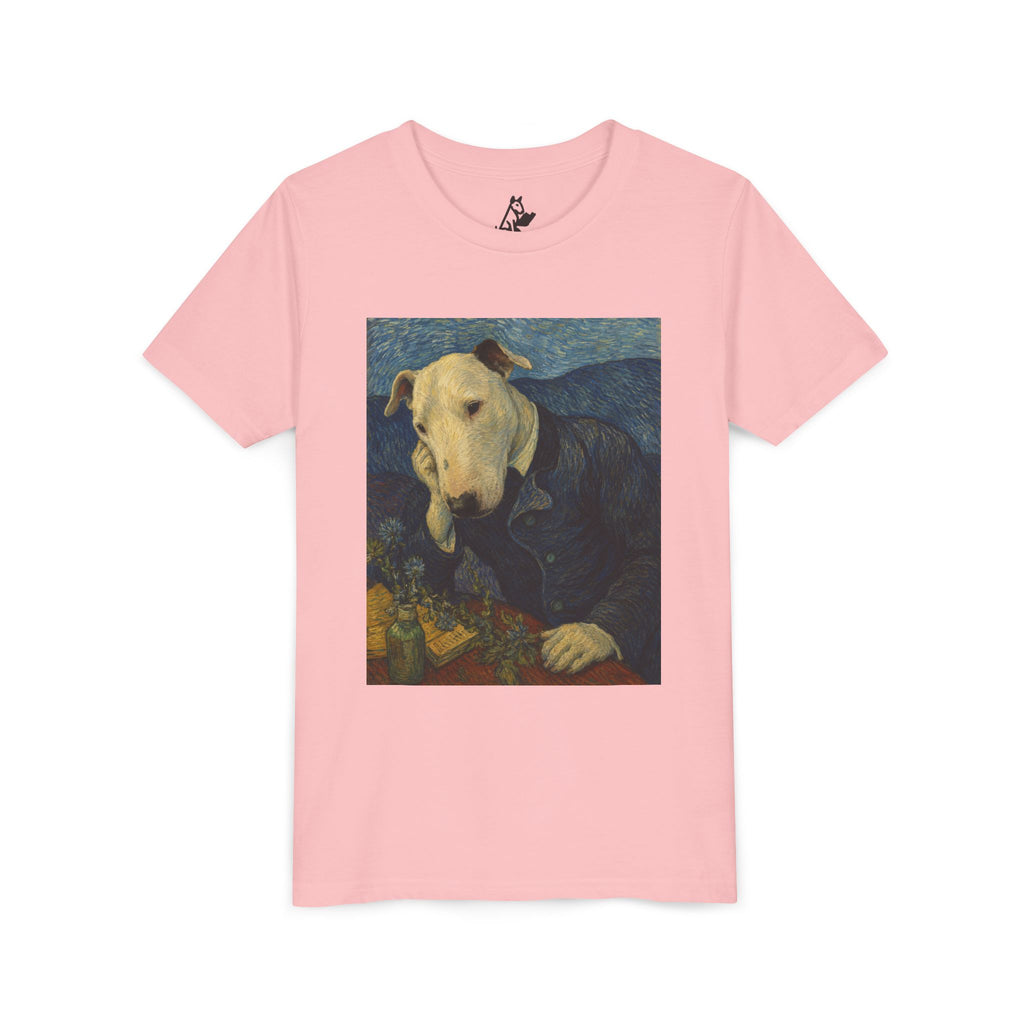 Bull Terrier Portrait of Doctor Gachet — after Vincent van Gogh, 1890 | Youth Tee