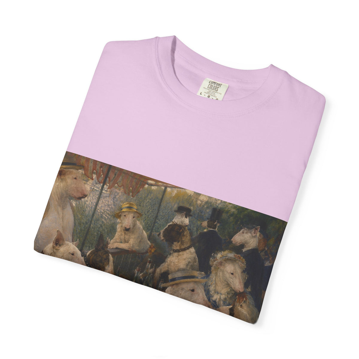 Bull Terrier Luncheon of the Boating Party — after Pierre-Auguste Renoir, 1881 | Garment-Dyed Tee