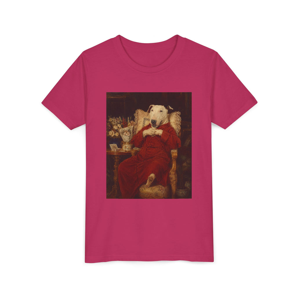 Bull Terrier A Happy Birthday — after Antonio Casanova y Estorach, c.1890 | Youth Tee