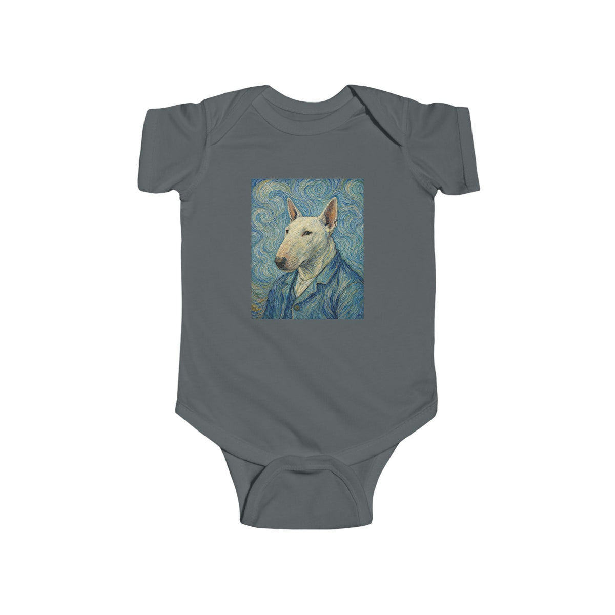 Bull Terrier Self-Portrait — after Vincent van Gogh, 1889 | Bodysuit