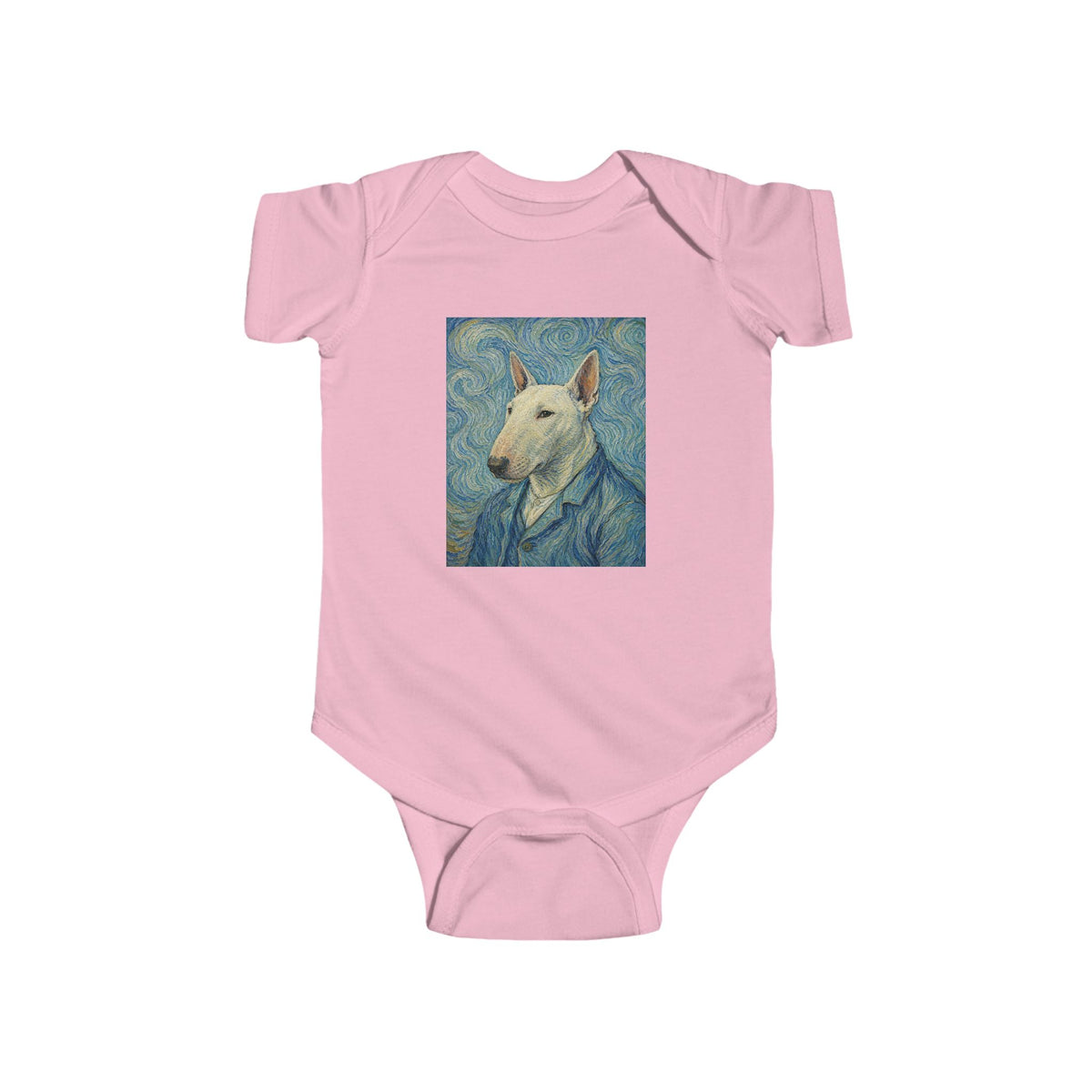 Bull Terrier Self-Portrait — after Vincent van Gogh, 1889 | Bodysuit