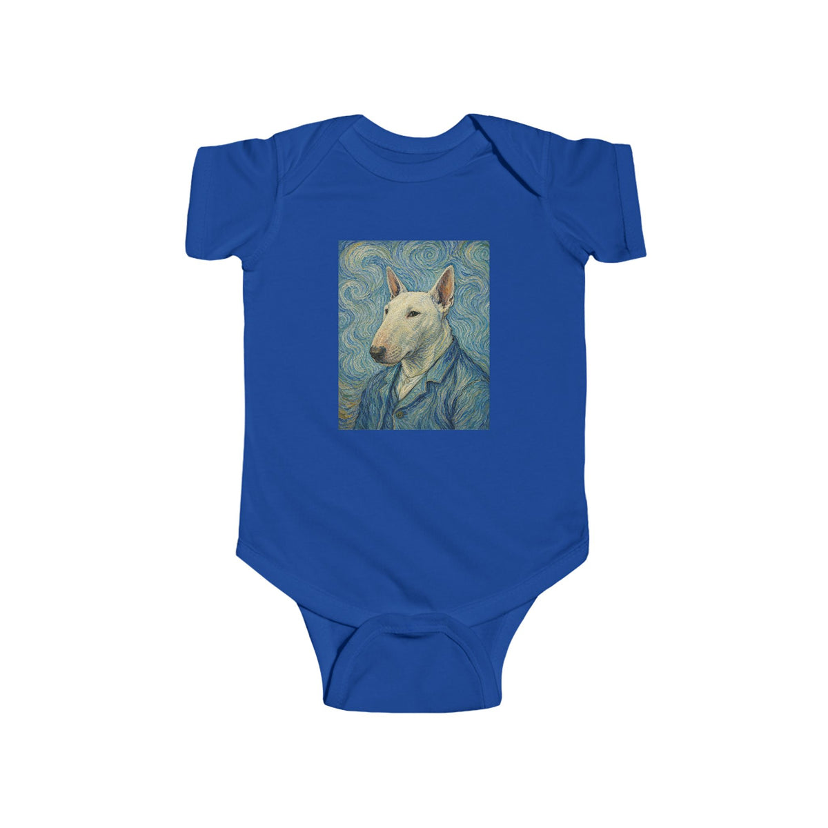 Bull Terrier Self-Portrait — after Vincent van Gogh, 1889 | Bodysuit