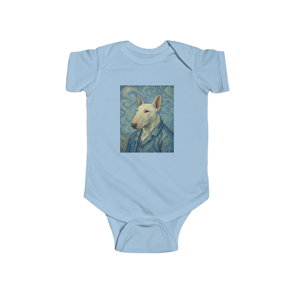 Bull Terrier Self-Portrait — after Vincent van Gogh, 1889 | Bodysuit