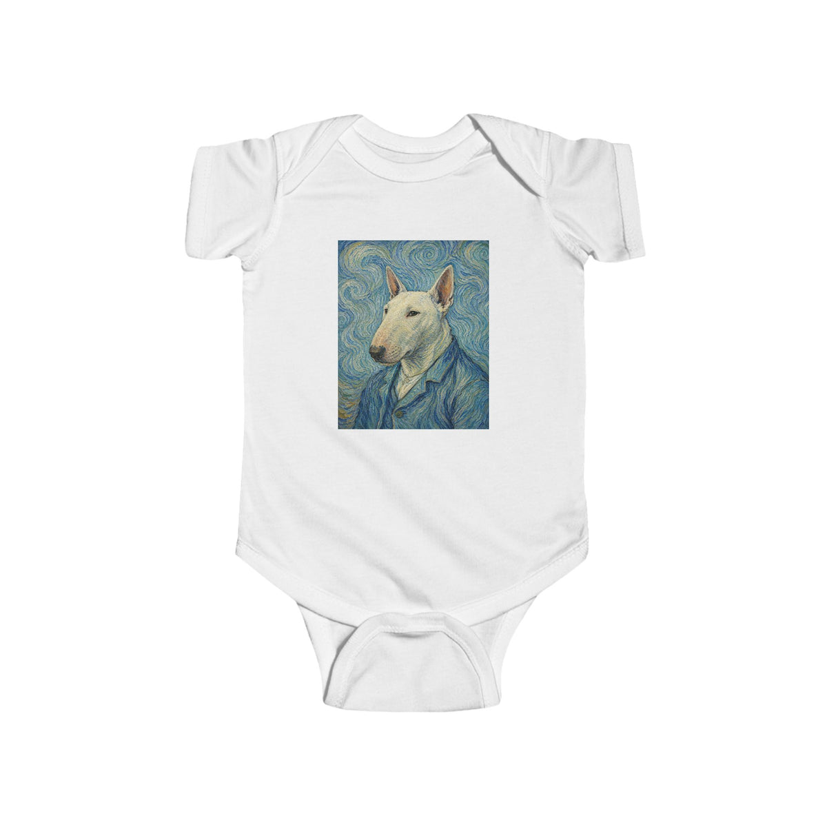 Bull Terrier Self-Portrait — after Vincent van Gogh, 1889 | Bodysuit