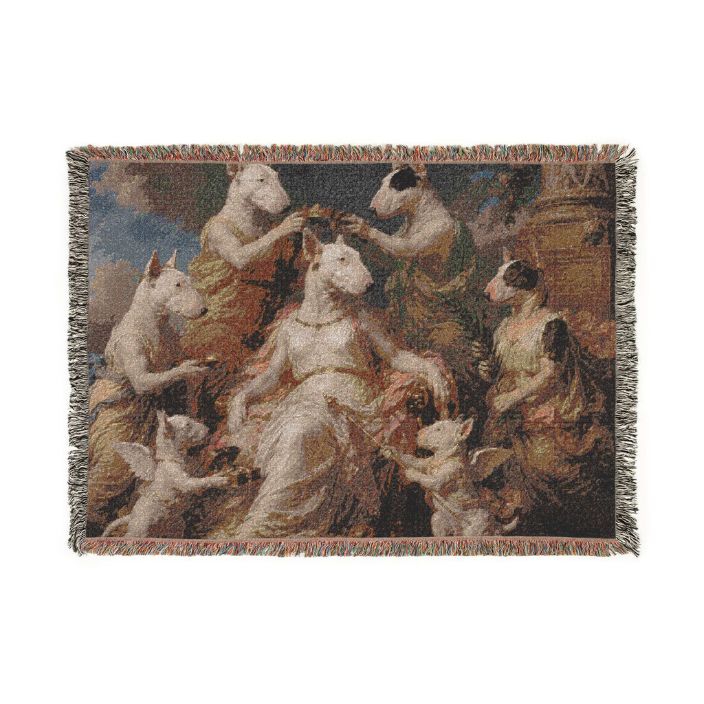 Bull Terrier Themire Crowned by the Graces — after the Sevres Manufactory, 1777 | Blanket