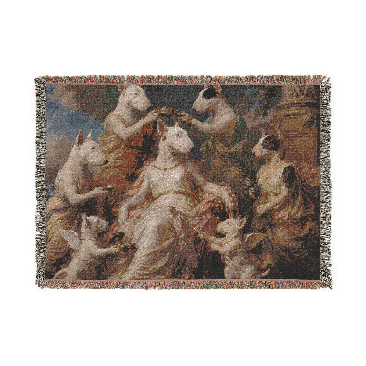 Bull Terrier Themire Crowned by the Graces — after the Sevres Manufactory, 1777 | Blanket