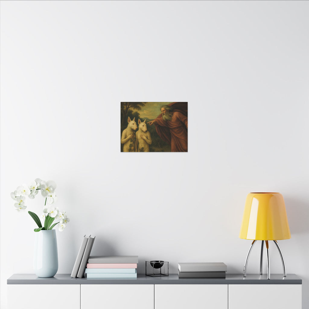 Bull Terrier The Rebuke of Adam and Eve — after Domenichino, 1626 | Canvas