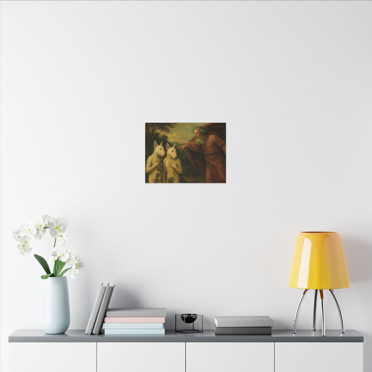 Bull Terrier The Rebuke of Adam and Eve — after Domenichino, 1626 | Canvas