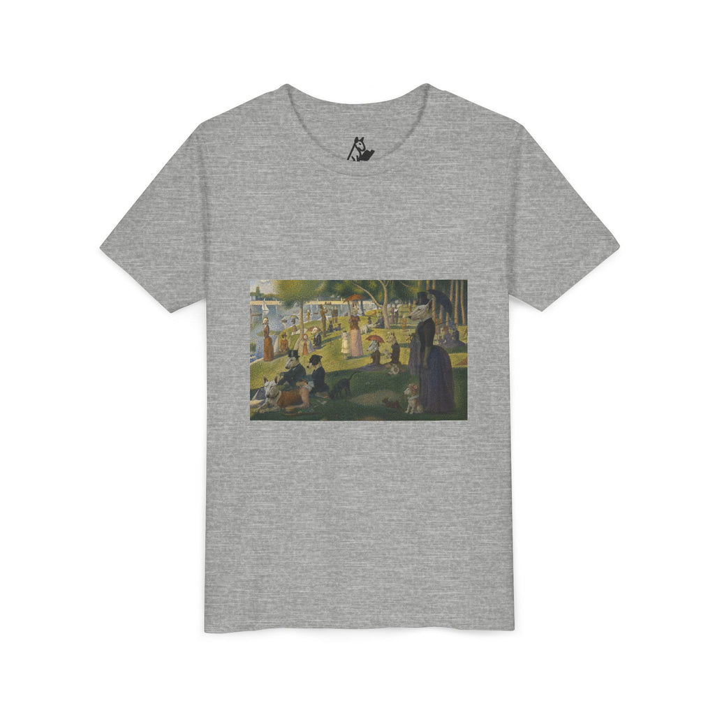 Bull Terrier A Sunday Afternoon on La Grande Jatte — after Georges Seurat, 1886 | Youth Tee