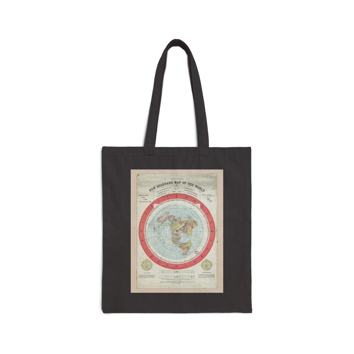 Gleason's New Standard Map of the World, 1892 | Canvas Tote