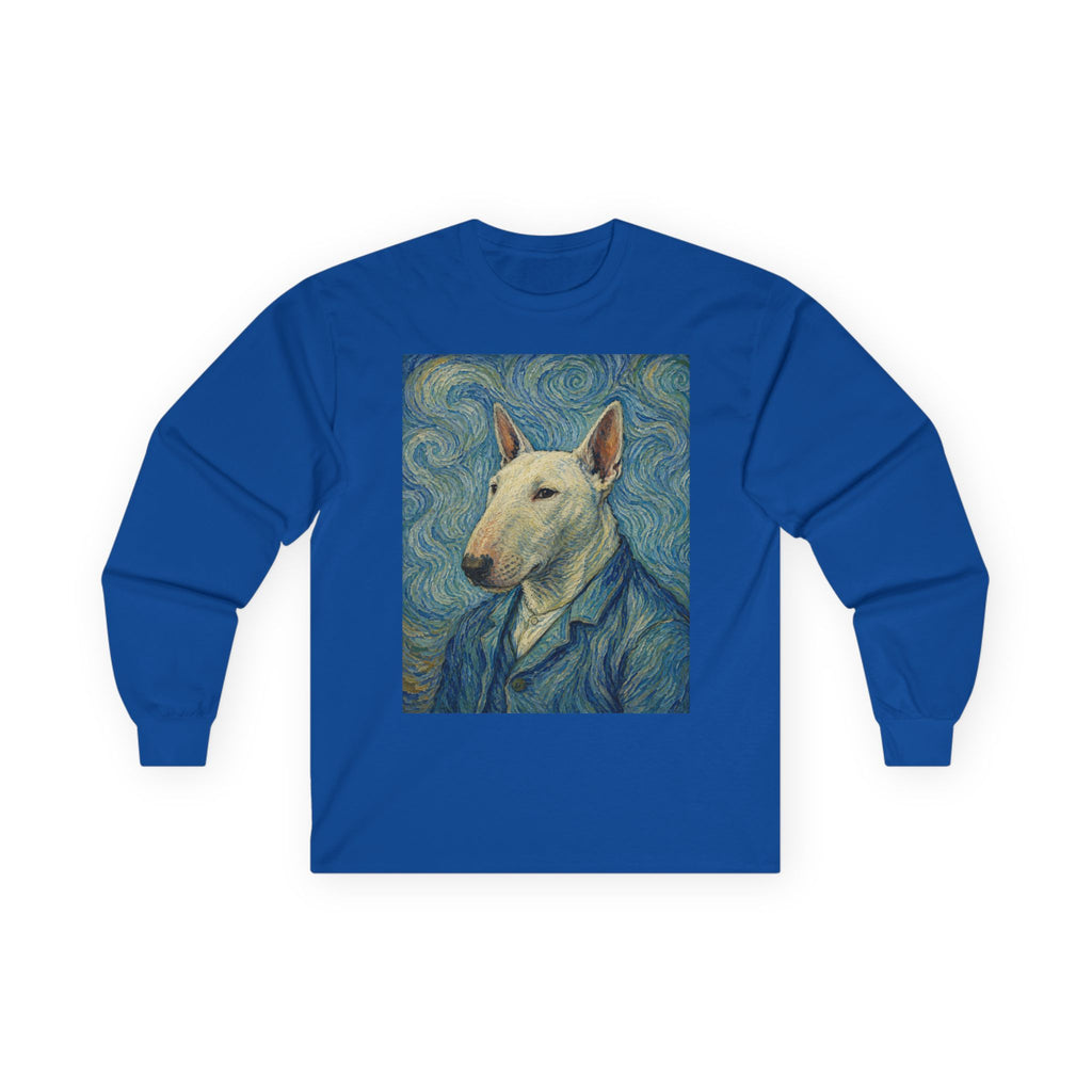 Bull Terrier Self Portrait — after Vincent van Gogh, 1889 | Long Sleeve