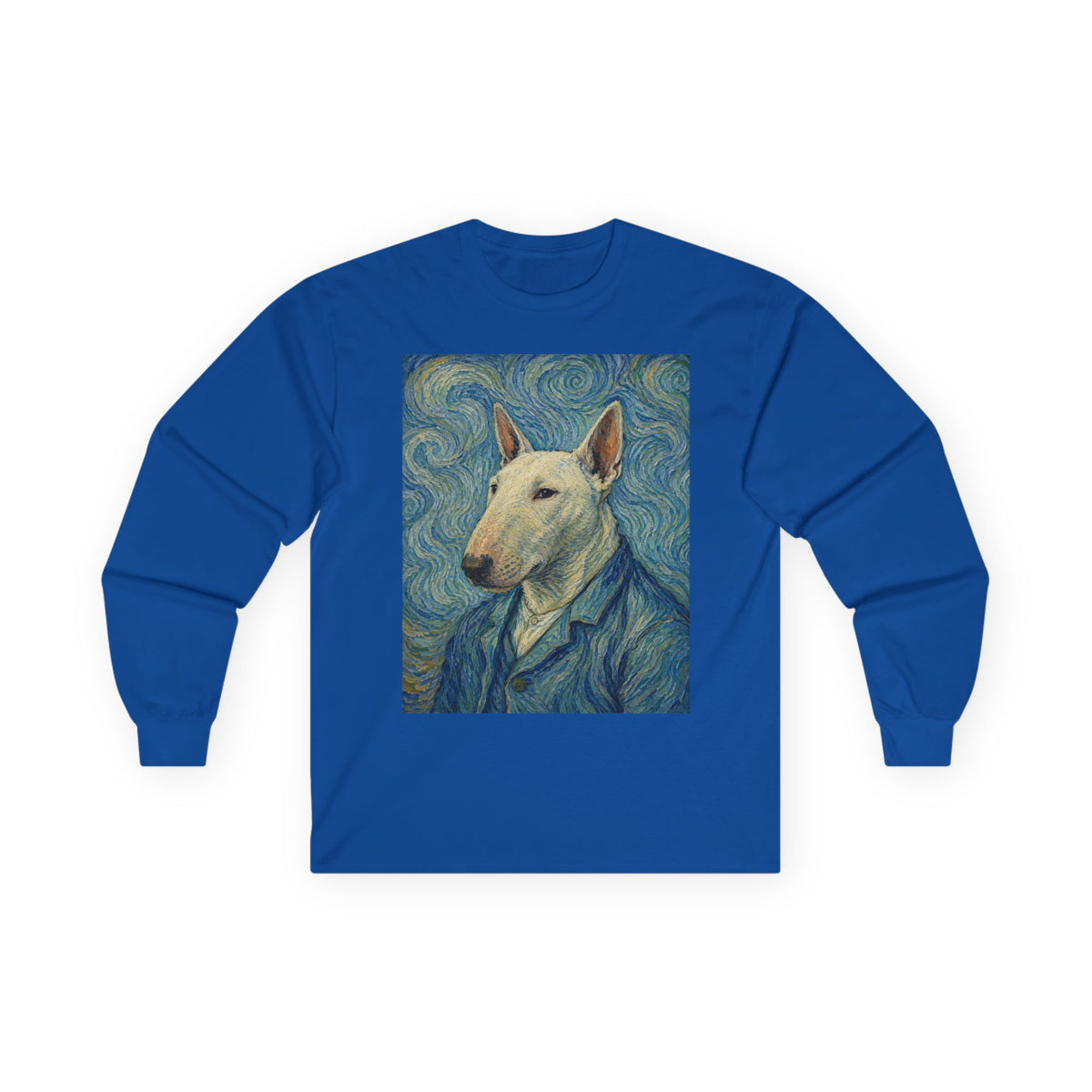 Bull Terrier Self Portrait — after Vincent van Gogh, 1889 | Long Sleeve