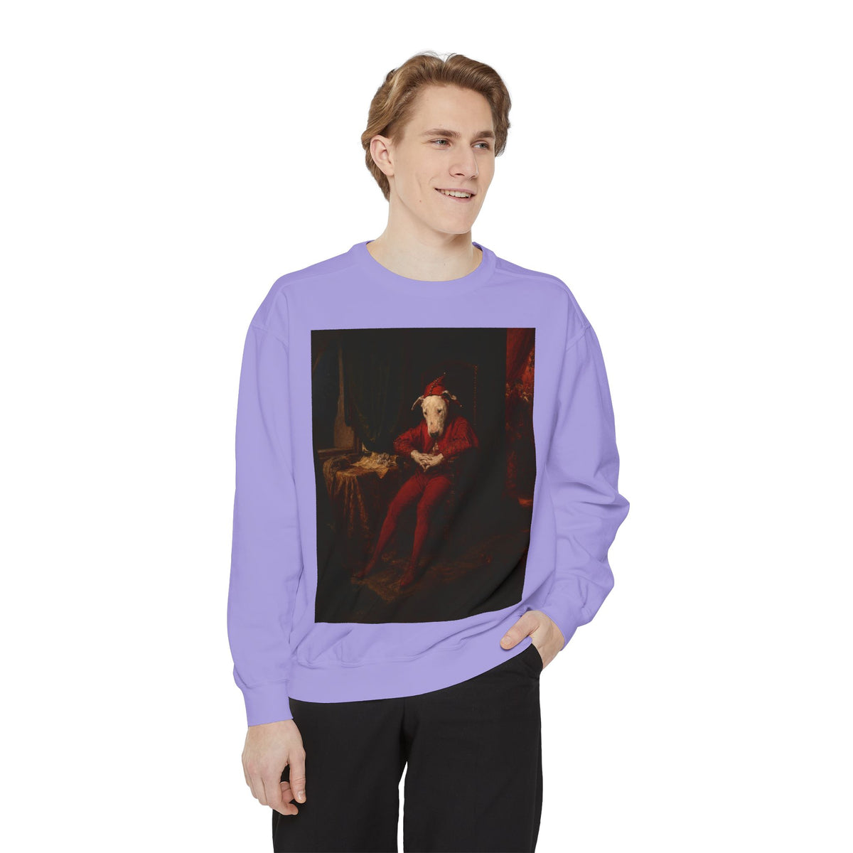 Bull Terrier Stańczyk — after Jan Matejko, 1862 | Crewneck