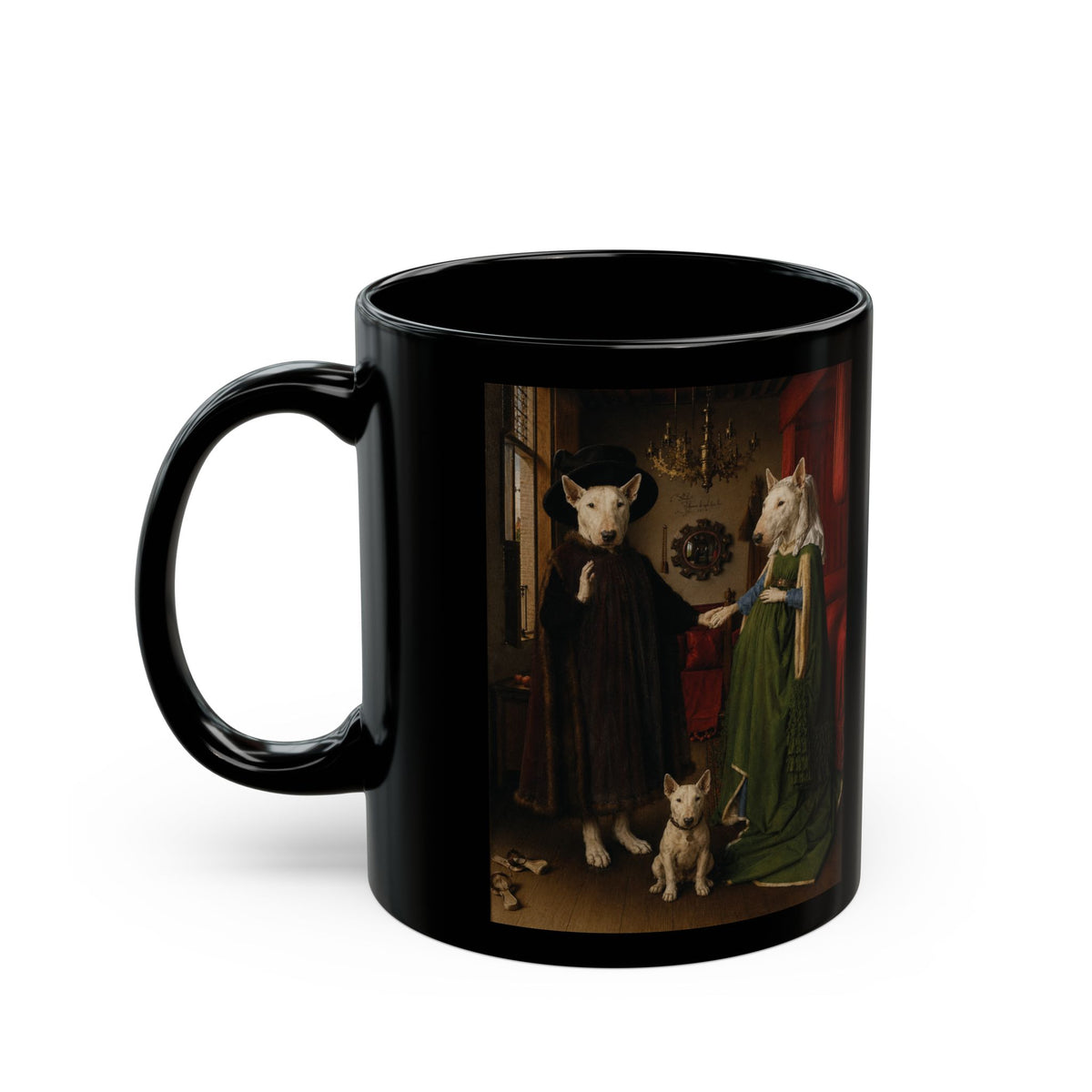 Bull Terrier The Arnolfini Portrait — after Jan van Eyck, 1434 | Mug
