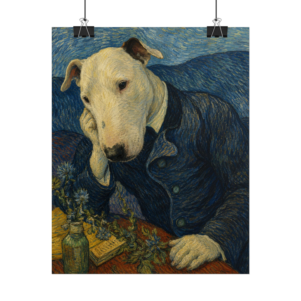 Bull Terrier Portrait Of Doctor Gachet — after Vincent van Gogh, 1890 | Print