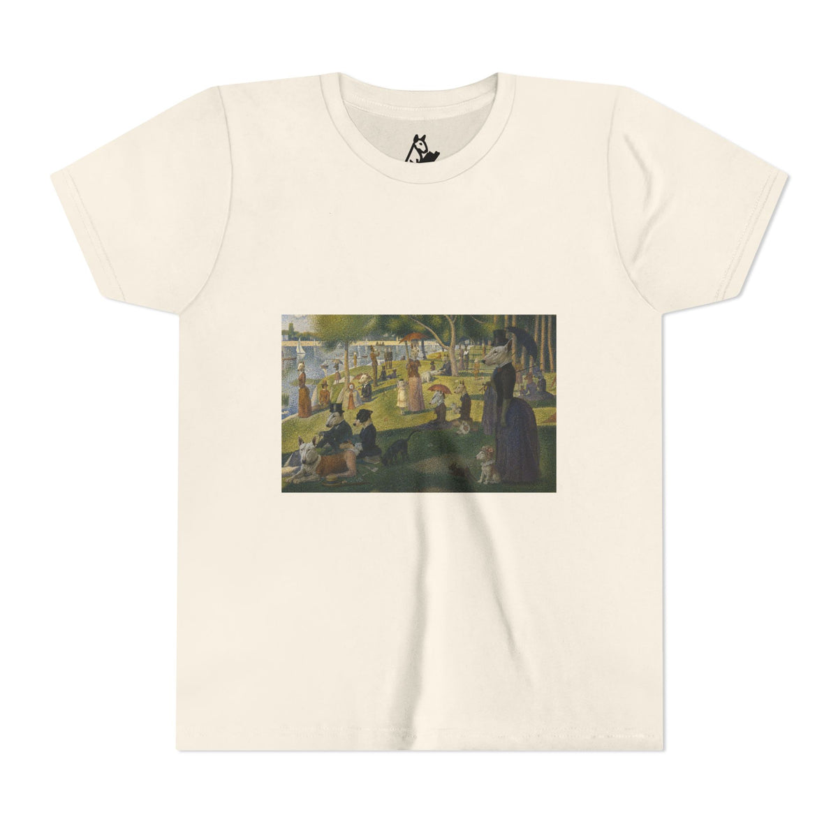 Bull Terrier A Sunday Afternoon on La Grande Jatte — after Georges Seurat, 1886 | Youth Tee