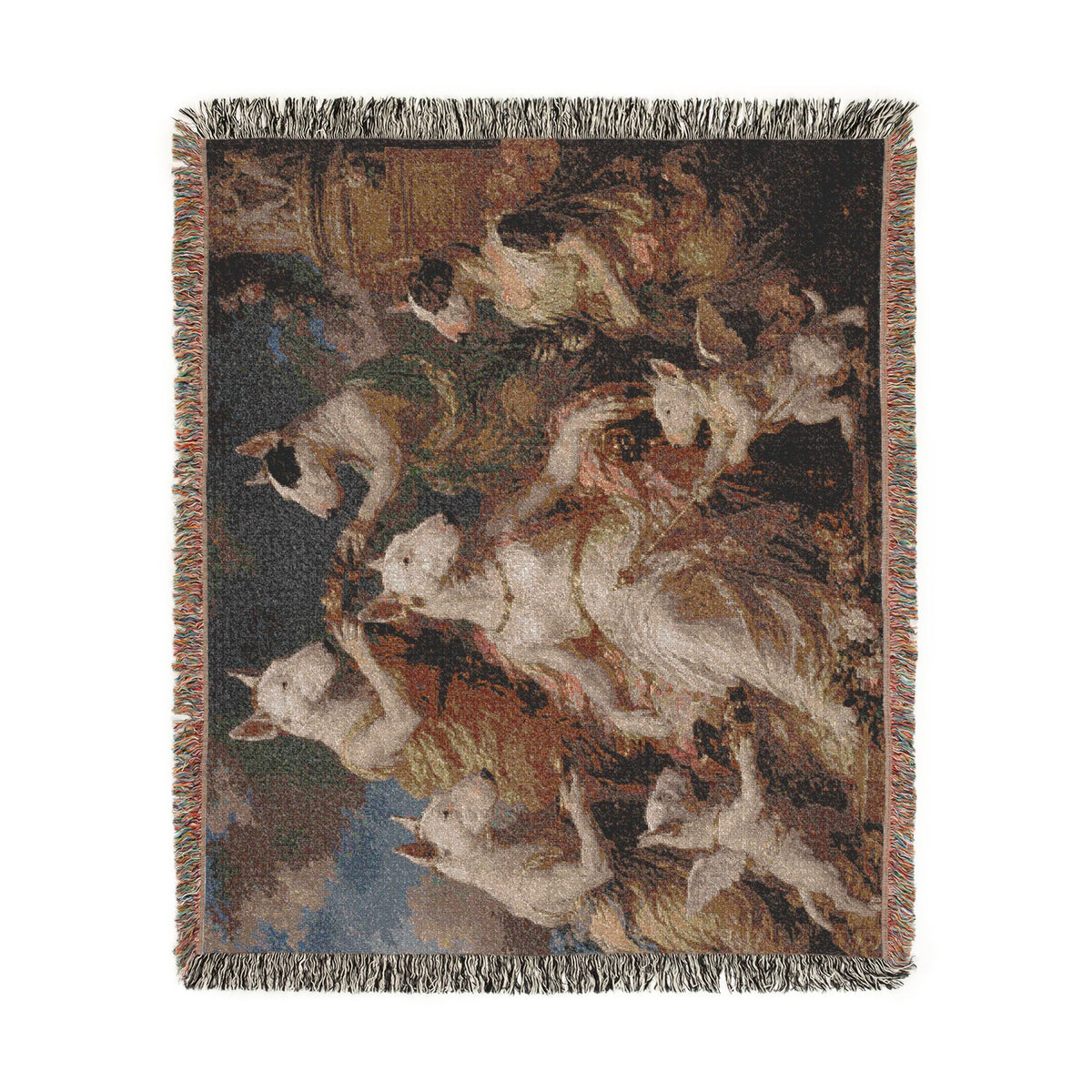 Bull Terrier Themire Crowned by the Graces — after the Sevres Manufactory, 1777 | Blanket
