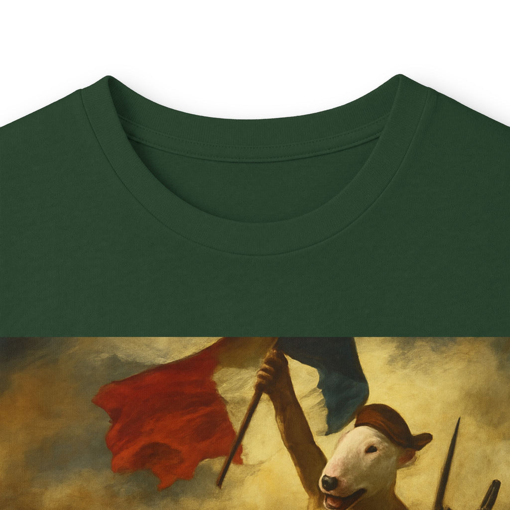 Bull Terrier Liberty Leading The People — after Eugene Delacroix, 1830 | Long Sleeve