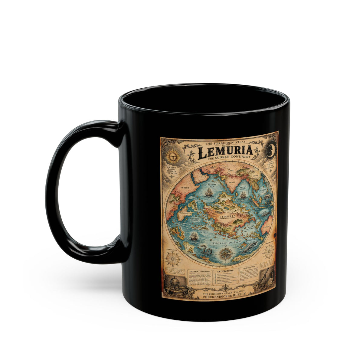 Lemuria, The Forbidden Atlas Plate IV | Mug