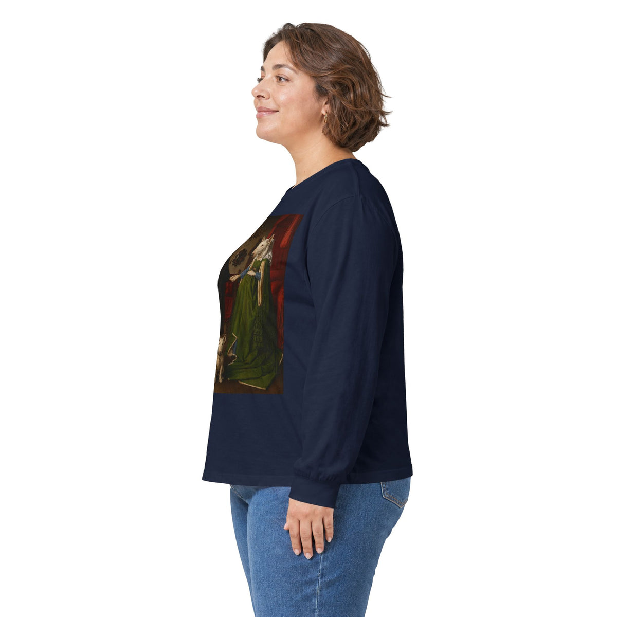 Bull Terrier The Arnolfini Portrait — after Jan van Eyck, 1434 | Long Sleeve