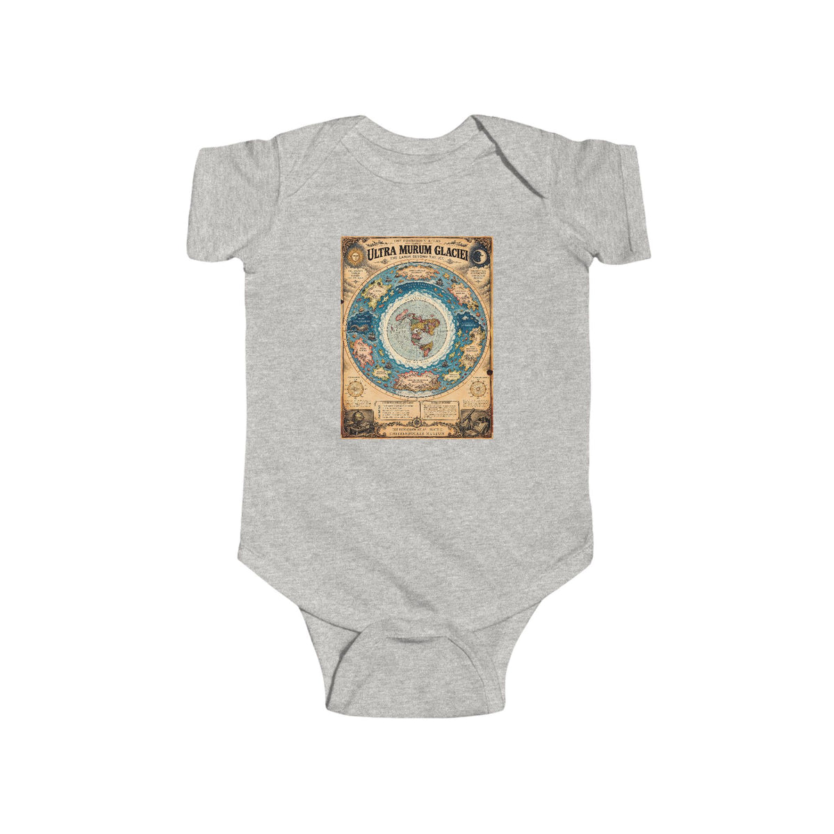 Ultra Murum Glaciei, The Forbidden Atlas Plate II | Bodysuit